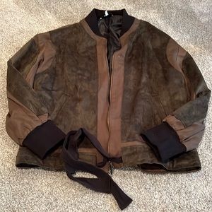 Current Air LA suede blend jacket sz Small